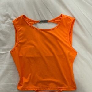 Orange Open Bach Women's Top